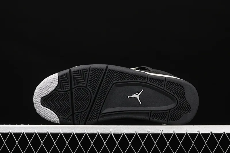 All categories Air Jordan Jordan series basketball shoes Air Jordan 4 G version Air Jordan 4 Retro LS AJ4 Joe 4 splash black and white basketball shoes 314254-003